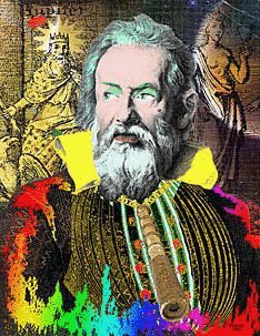 Galileo Galilei Pop art portrait
